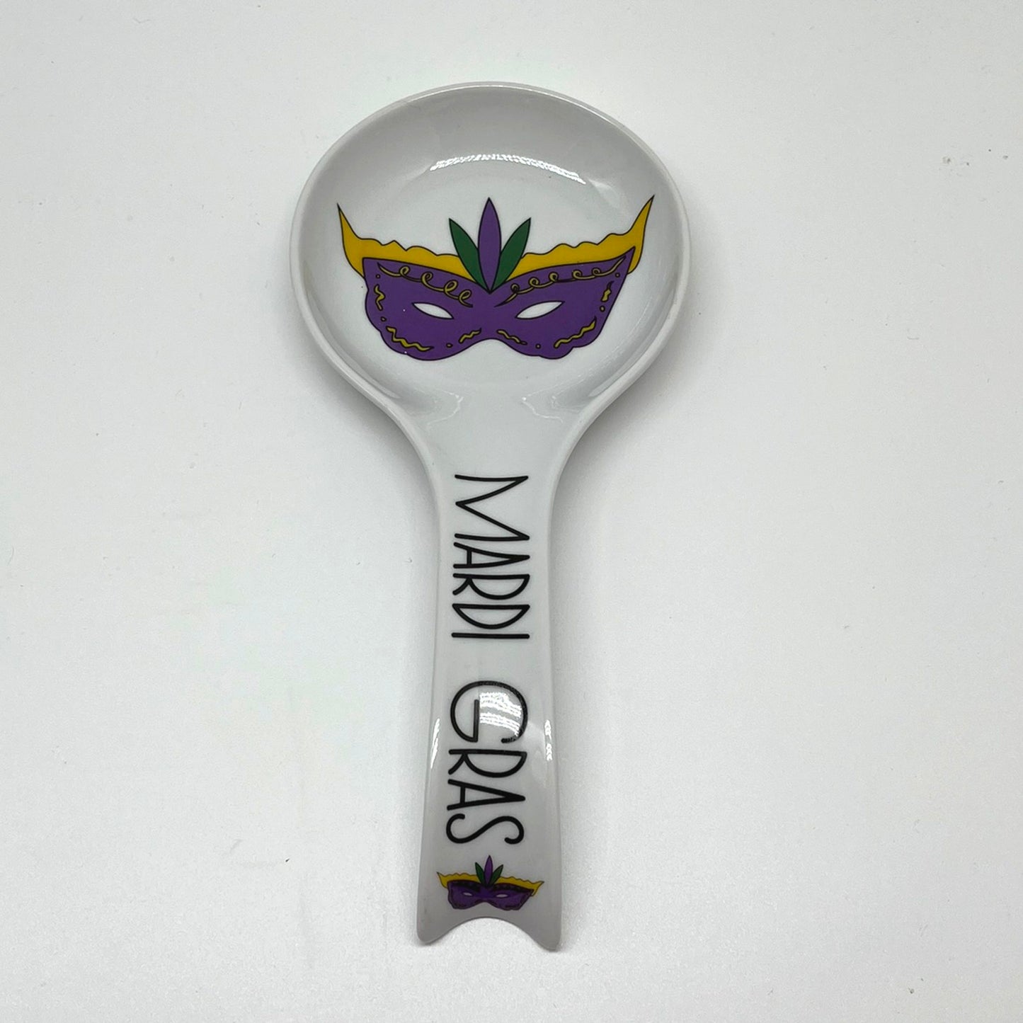 Mardi Gras Mask Spoon Rest