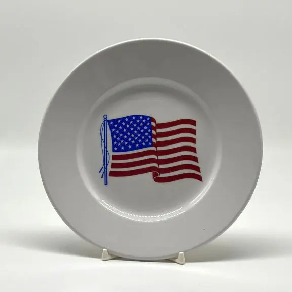 American Flag Plate, 7 1/8" Faust Heirlooms