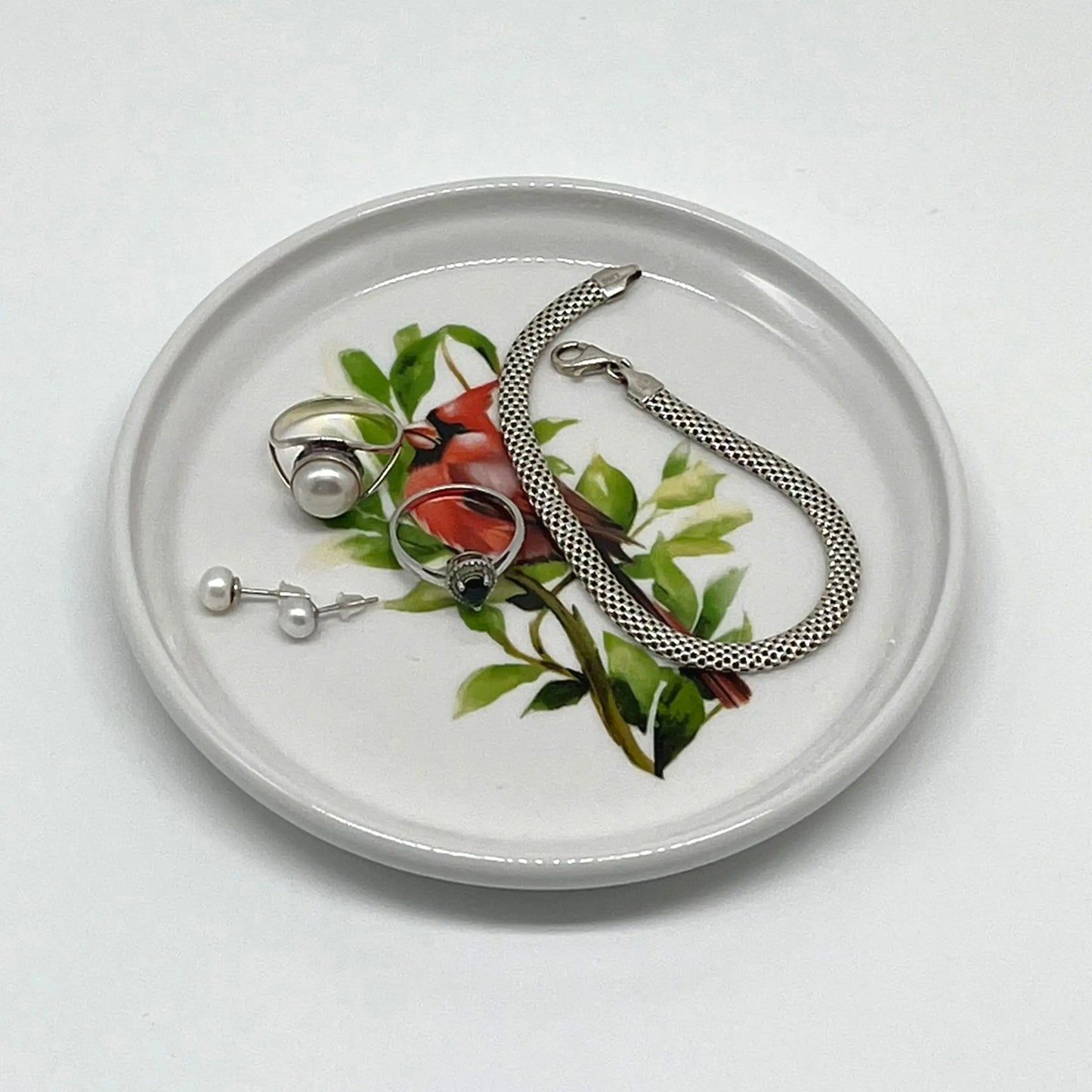 Cardinal Anything Dish, 5" Faust Heirlooms