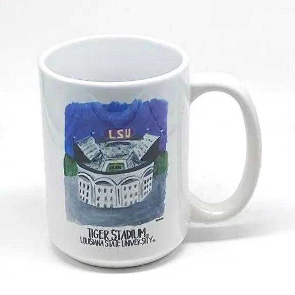 LSU Tiger Stadium Mug, 15 oz. (Copy) JD & Company