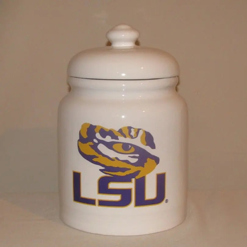 LSU Eye of the Tiger Cookie Jar