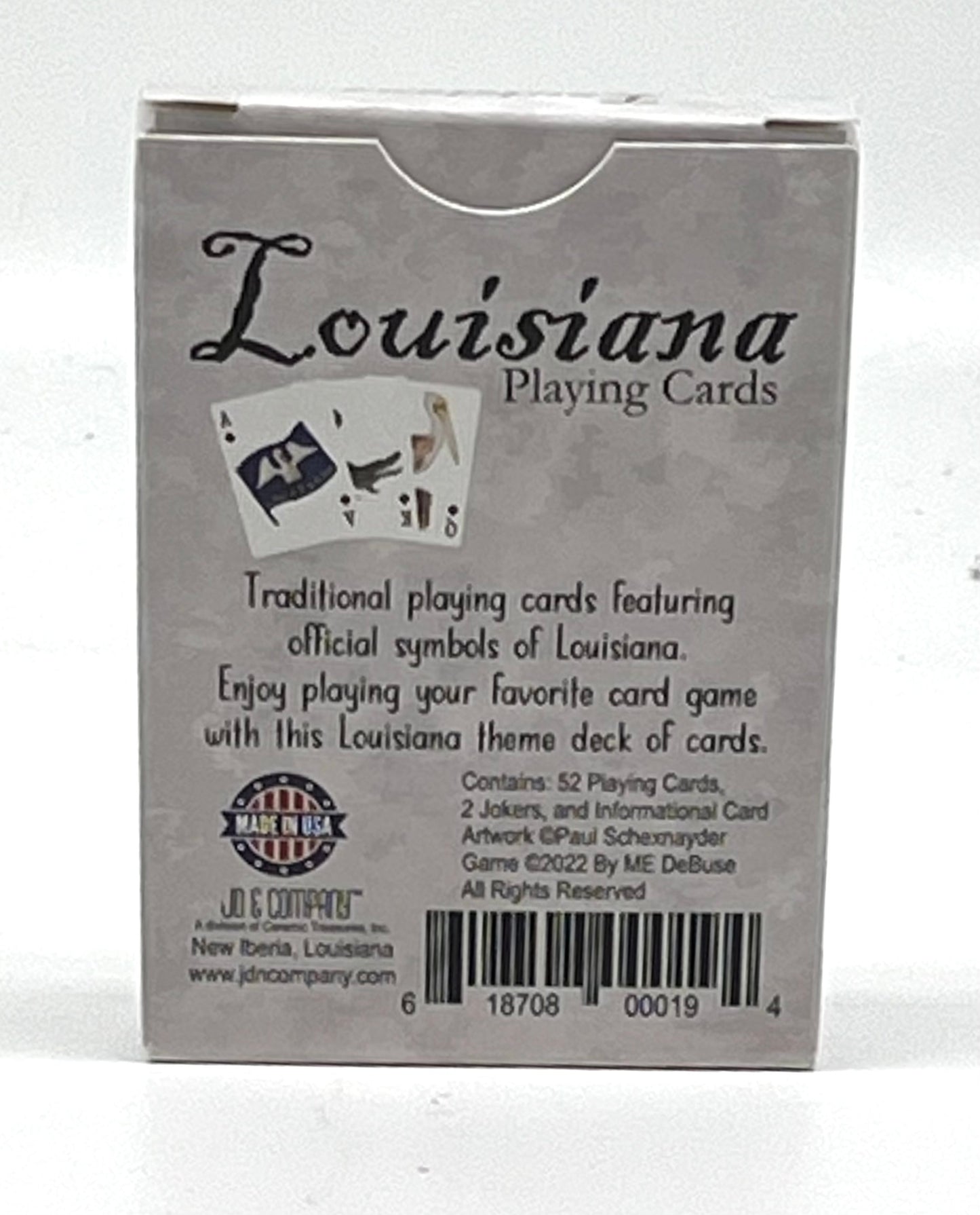 Louisiana Playing Cards JD & Company