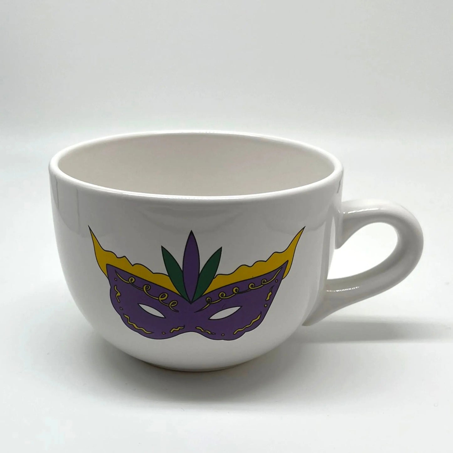 Mardi Gras Mask Gumbo Mug, 24 oz. JD & Company