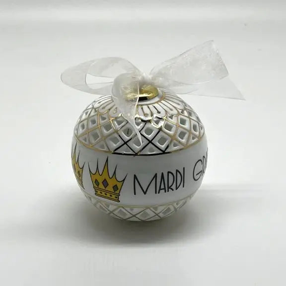 Mardi Gras Ornament Jane & Lizzee
