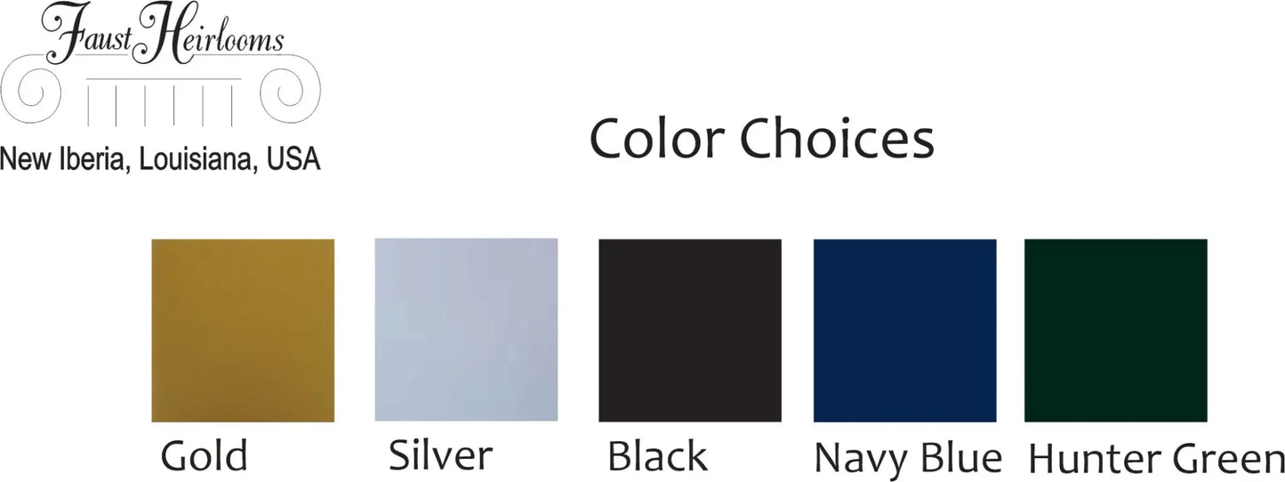 Mr & Mrs Plate Faust Heirlooms