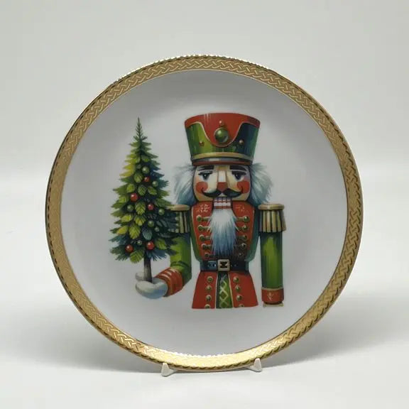 Nutcracker Porcelain Plate, 8" Jane & Lizzee