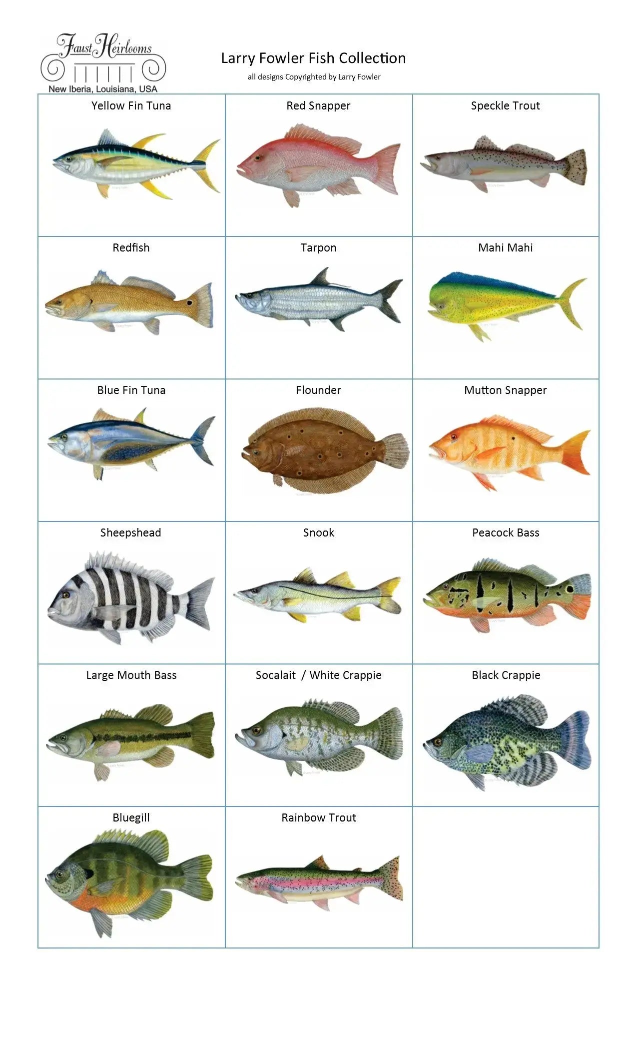 Sport Fish Gumbo Mug, 24oz. Faust Heirlooms