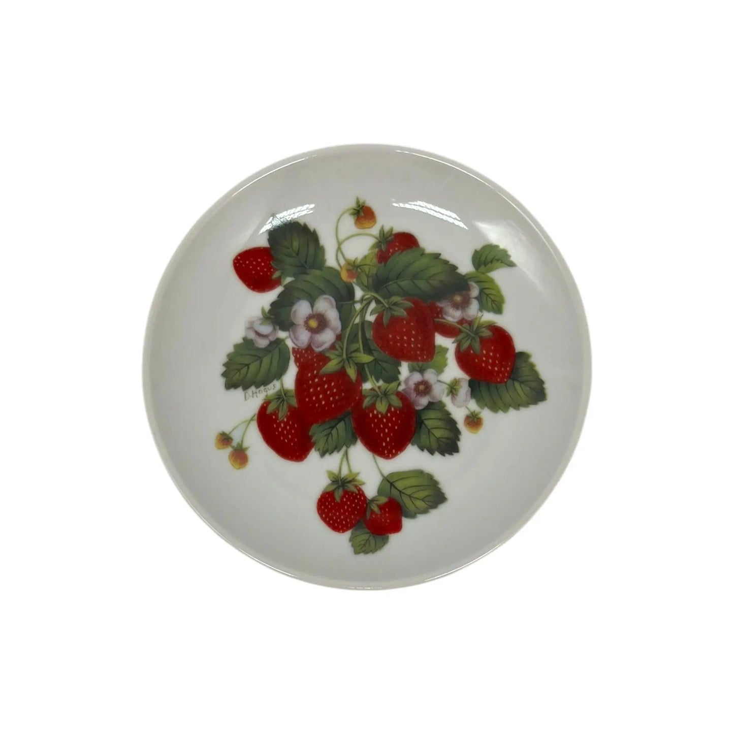 Strawberry Plate, 6 1/4" Jane & Lizzee