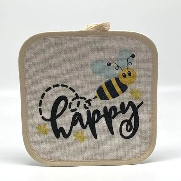 Bee Happy Pot Holder JD & Company