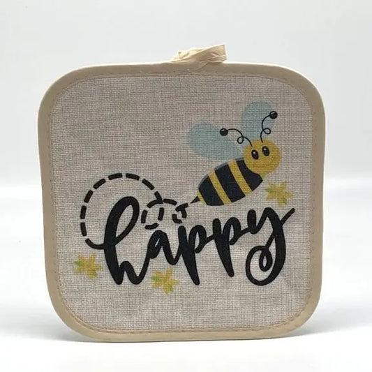 Bee Happy Pot Holder JD & Company