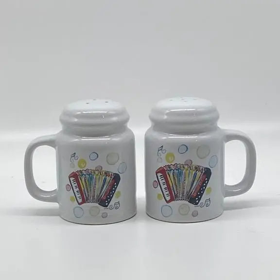 Cajun Accordion Range Salt & Pepper Shakers JD & Company