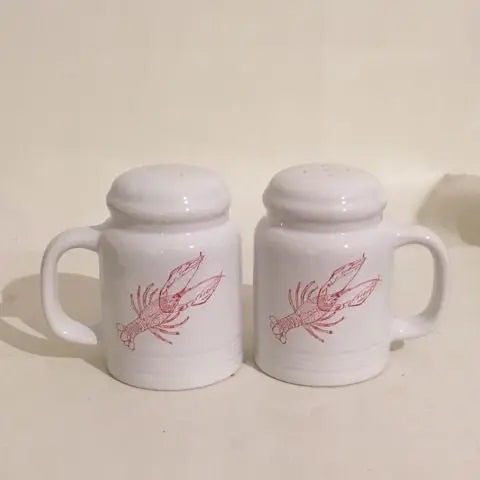 Crawfish Salt & Pepper Shakers (range style)
