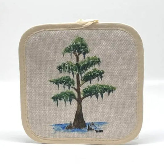 Cypress Tree Pot Holder JD & Company
