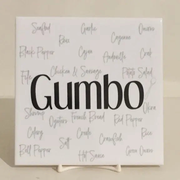 Gumbo Trivet, 6"