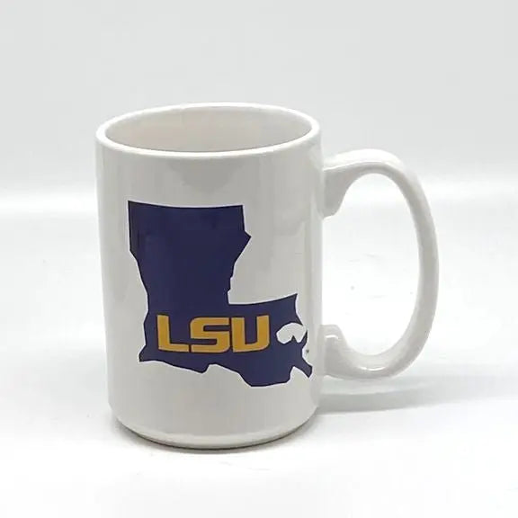 LSU - Louisiana State Mug, 15 oz. JD & Company