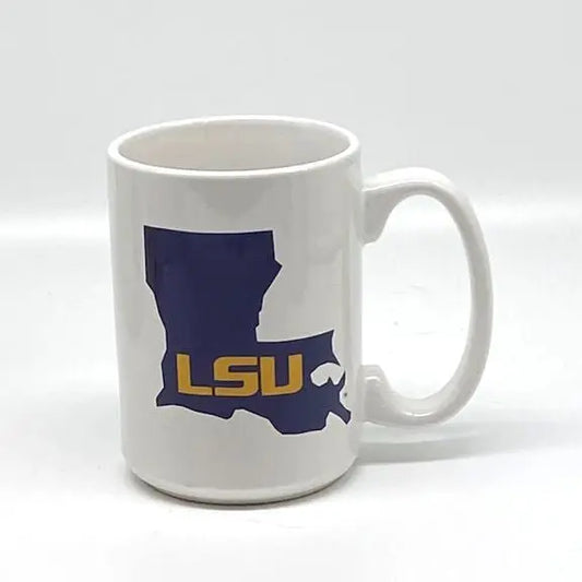 LSU - Louisiana State Mug, 15 oz. JD & Company