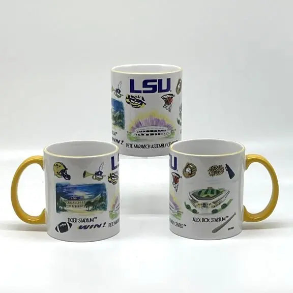 LSU Sports Mug, 12 oz. JD & Company
