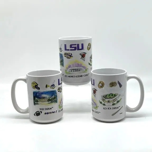 LSU Sports Mug, 15 oz. JD & Company