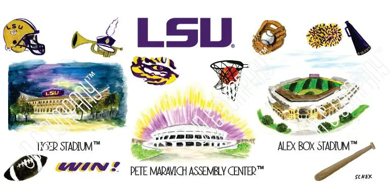 LSU Sports Mug, 15 oz. JD & Company