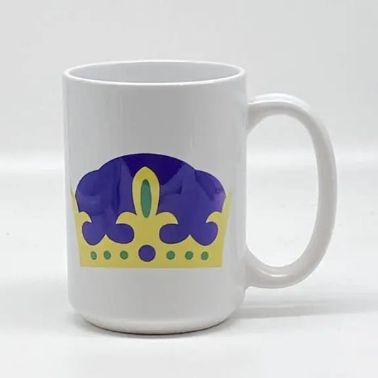 Mardi Gras Crown Mug, 15 oz. JD & Company
