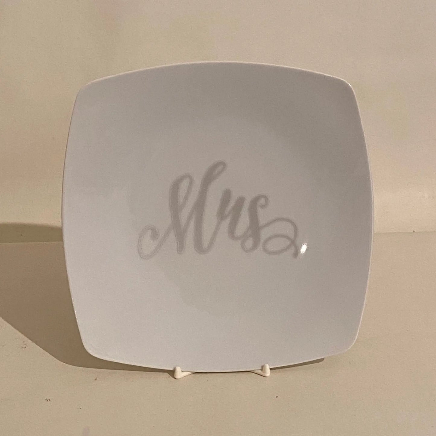Mr & Mrs Plate Faust Heirlooms