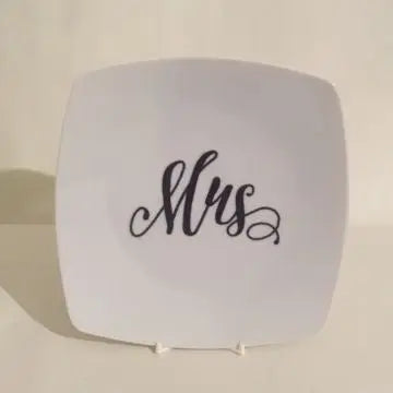 Mr & Mrs Plate Faust Heirlooms