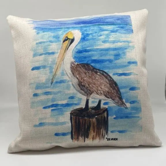 Pelican Throw Pillow JD & Company