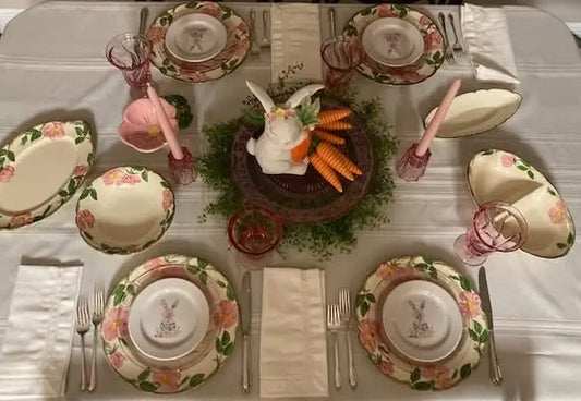 Blending of Generations Creating a Festive Easter Table Jane & Lizzee