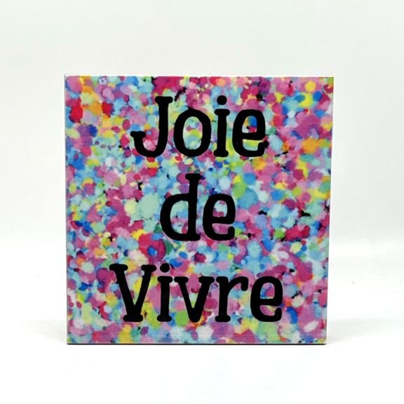 Joie de Vivre Square Trivet, 6"