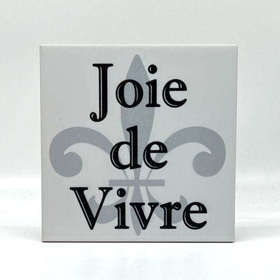 Joie de Vivre Square Trivet, 6"