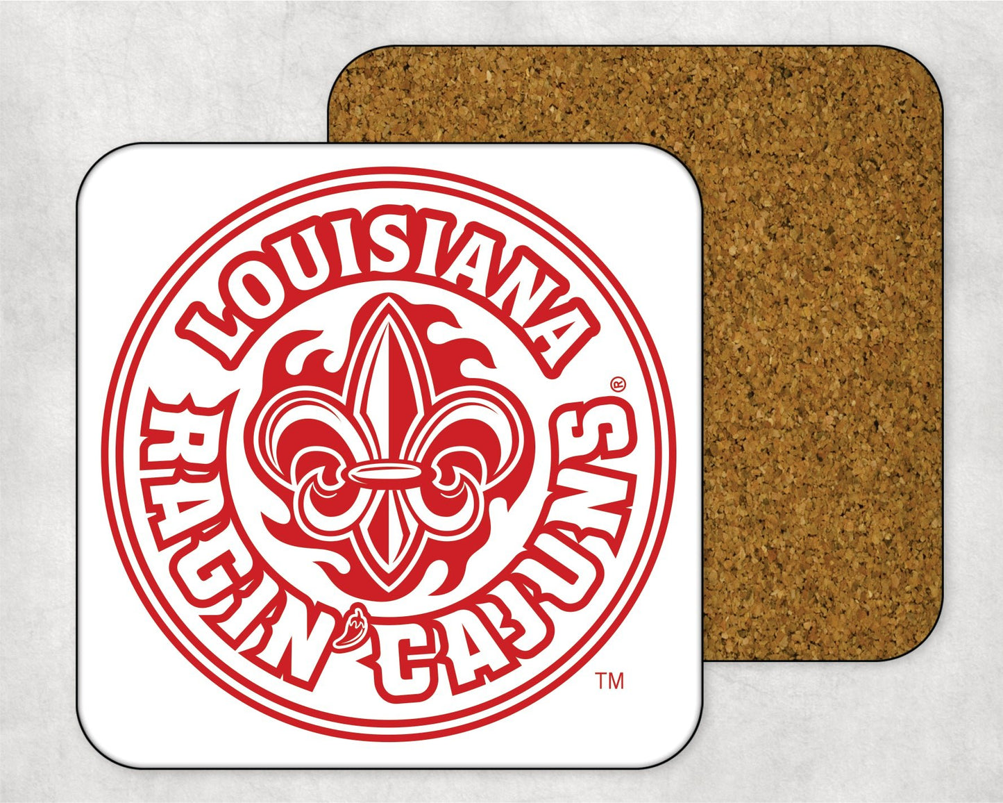 Louisiana Ragin' Cajuns Square Coaster