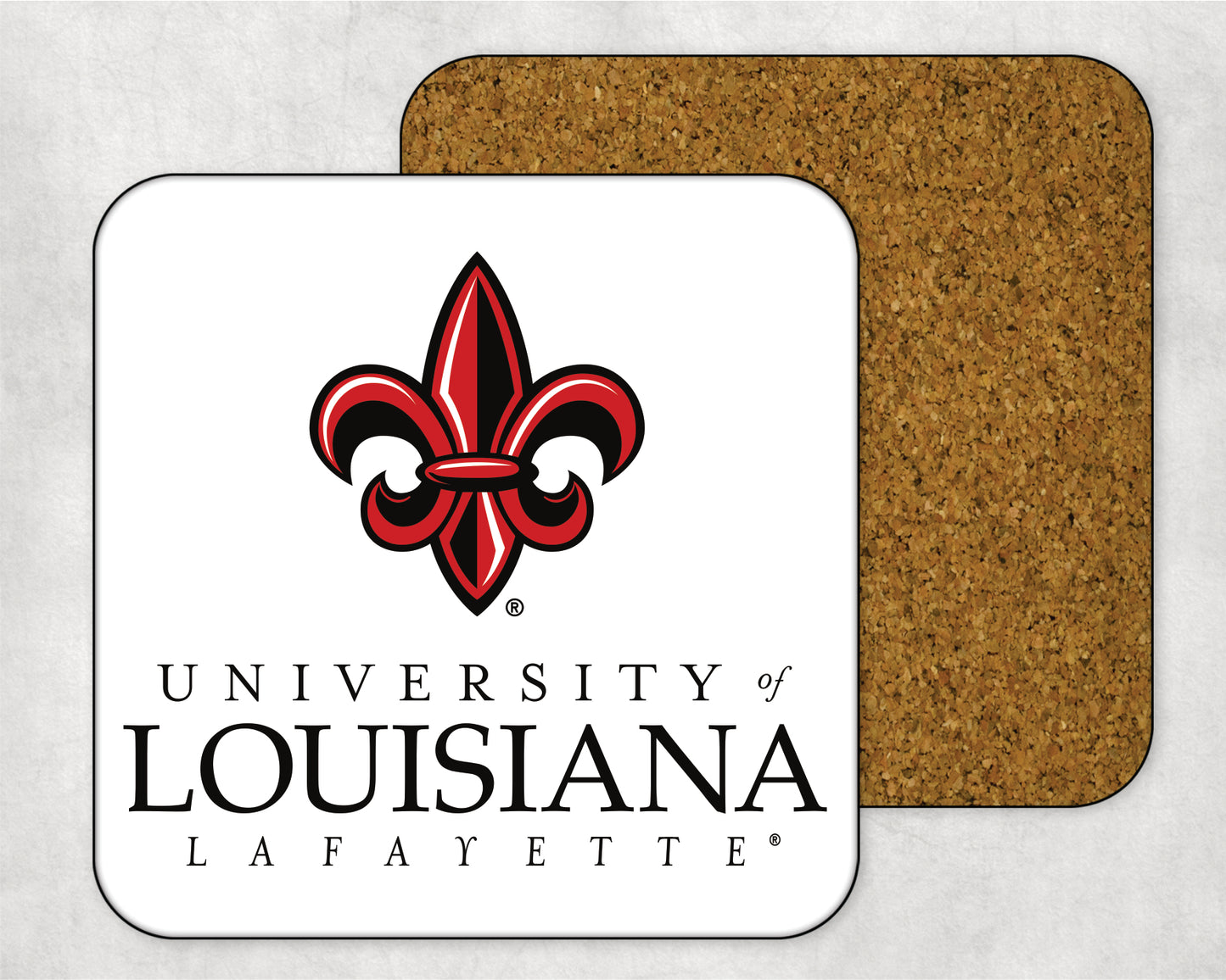 Louisiana Ragin' Cajuns Square Coaster