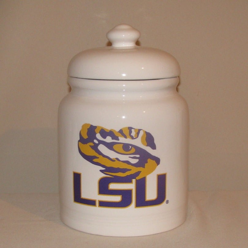 LSU Eye of the Tiger Cookie Jar