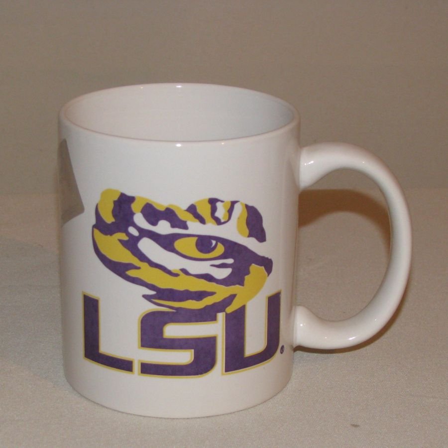 Eye of the Tiger LSU C-Handle Coffee Mug