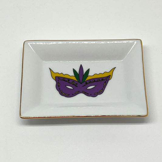 Mardi Gras Mask Catch All Dish