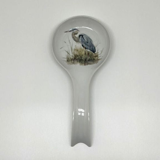 Blue Heron Spoon Rest