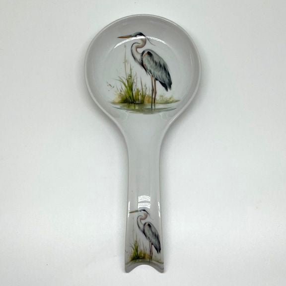 Blue Heron Spoon Rest