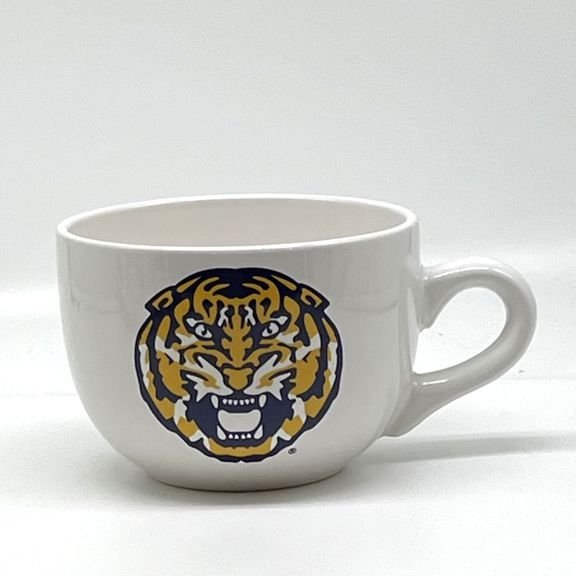 LSU Tiger Head Gumbo Mug, 24oz.