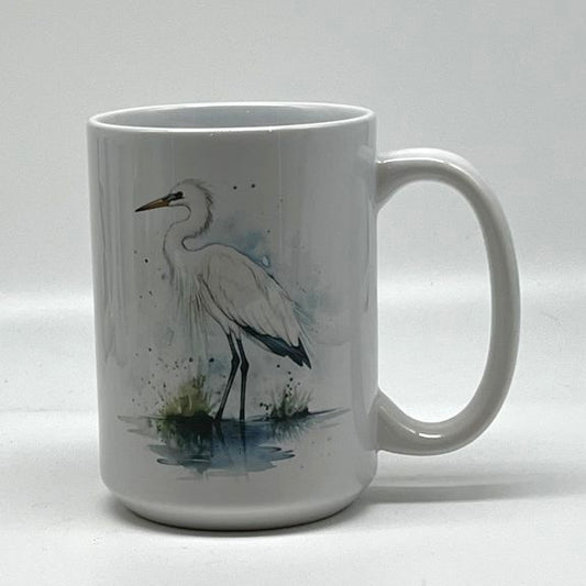 Egret Mug, 15 oz.