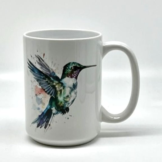 Hummingbird Mug, 15oz.