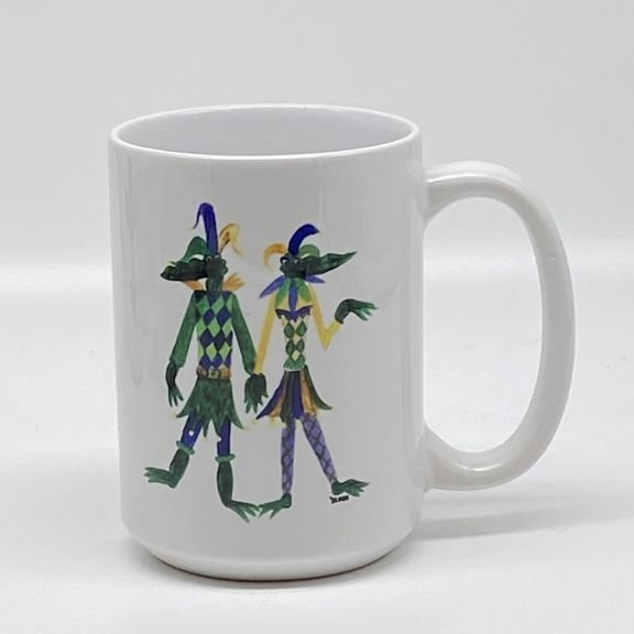 Mardi Gras Gators Mug