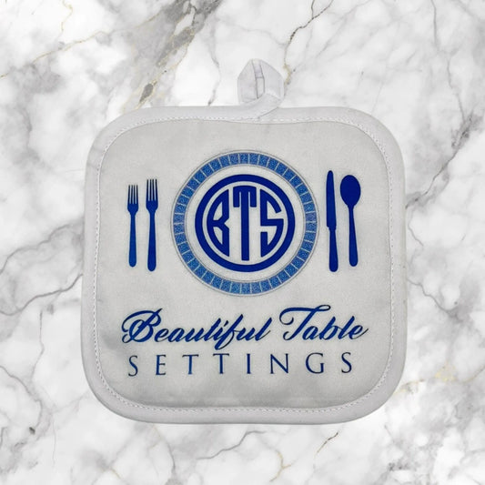 Beautiful Table Settings Pot Holder Jane & Lizzee