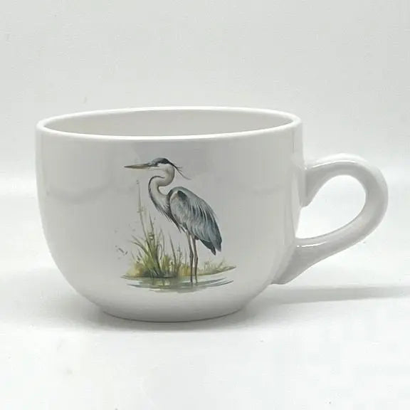 Blue Heron Soup Mug