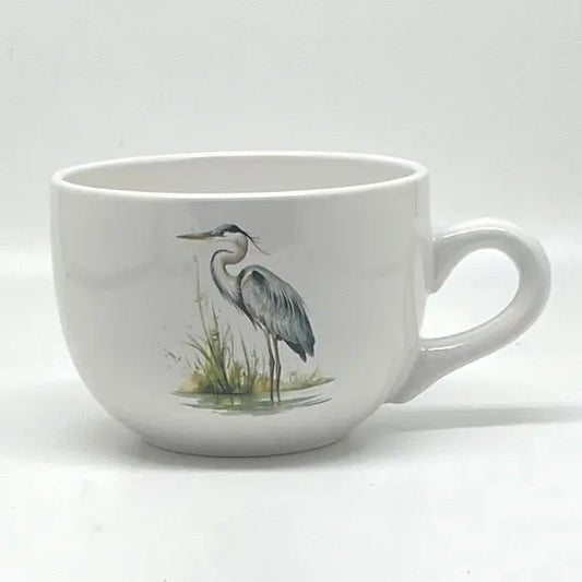 Blue Heron Soup Mug