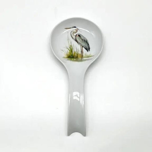 Blue Heron Spoon Rest JD & Company