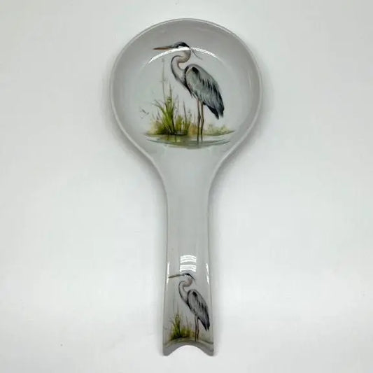 Blue Heron Spoon Rest