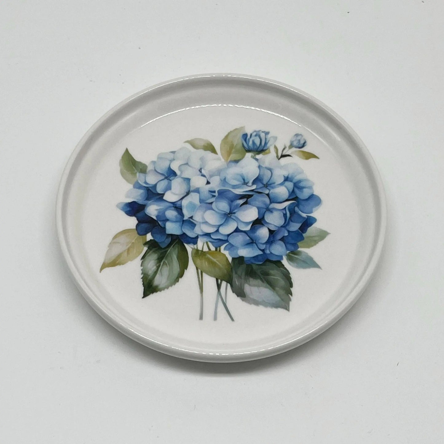 Blue Hydrangea Anything Dish, 5" Wine Coaster | Perfect Hostess Gift, Decorative Tableware & Unique Home Décor Etsy