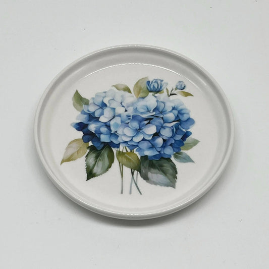 Blue Hydrangea Anything Dish, 5" Wine Coaster | Perfect Hostess Gift, Decorative Tableware & Unique Home Décor Etsy