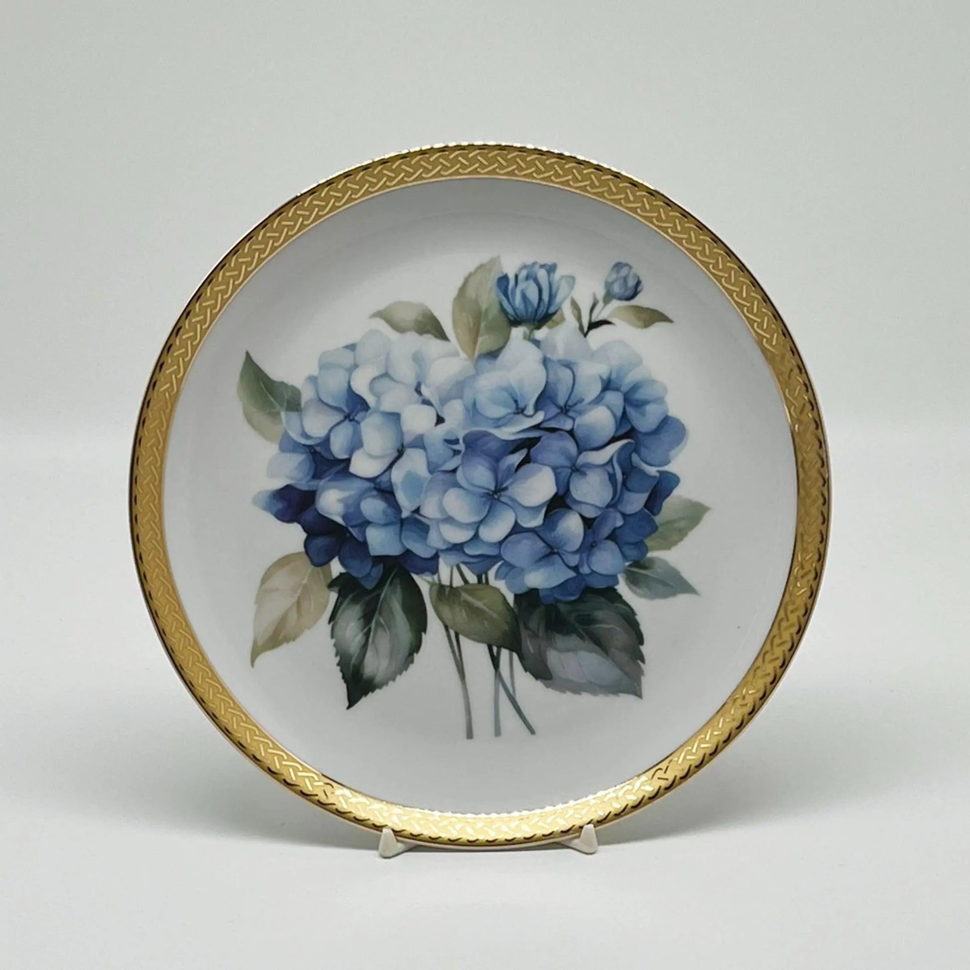 Blue Hydrangea Plate, 8" | Unique Hostess Gift | Decorative Tableware for Home Decor Etsy