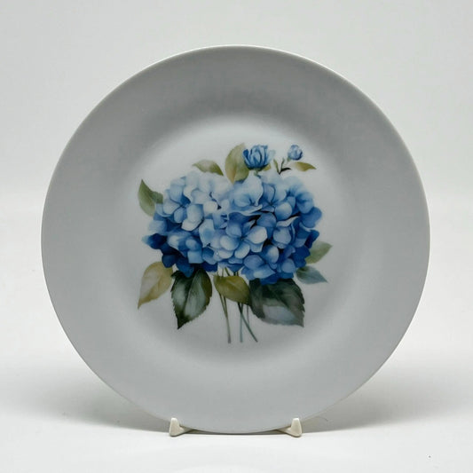 Blue Hydrangea Salad Plate - 7 1/2" | Blue Floral Decor | Spring Tableware Jane & Lizzee